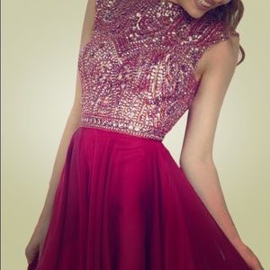 Short dress size 6. Magenta